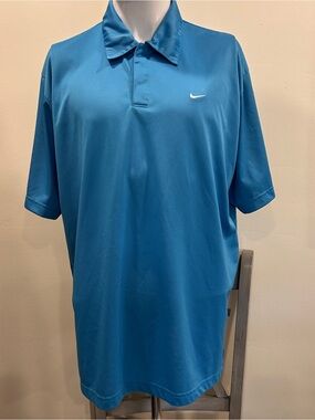 XL Men’s Nike Dri Fit blue Golf Polo